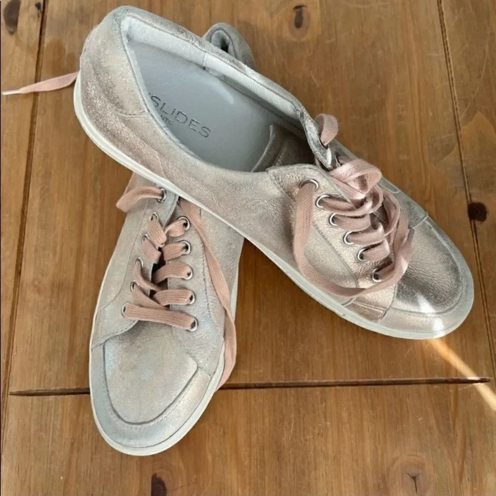 Athleta J Slides Casper Tie Sneakers!
